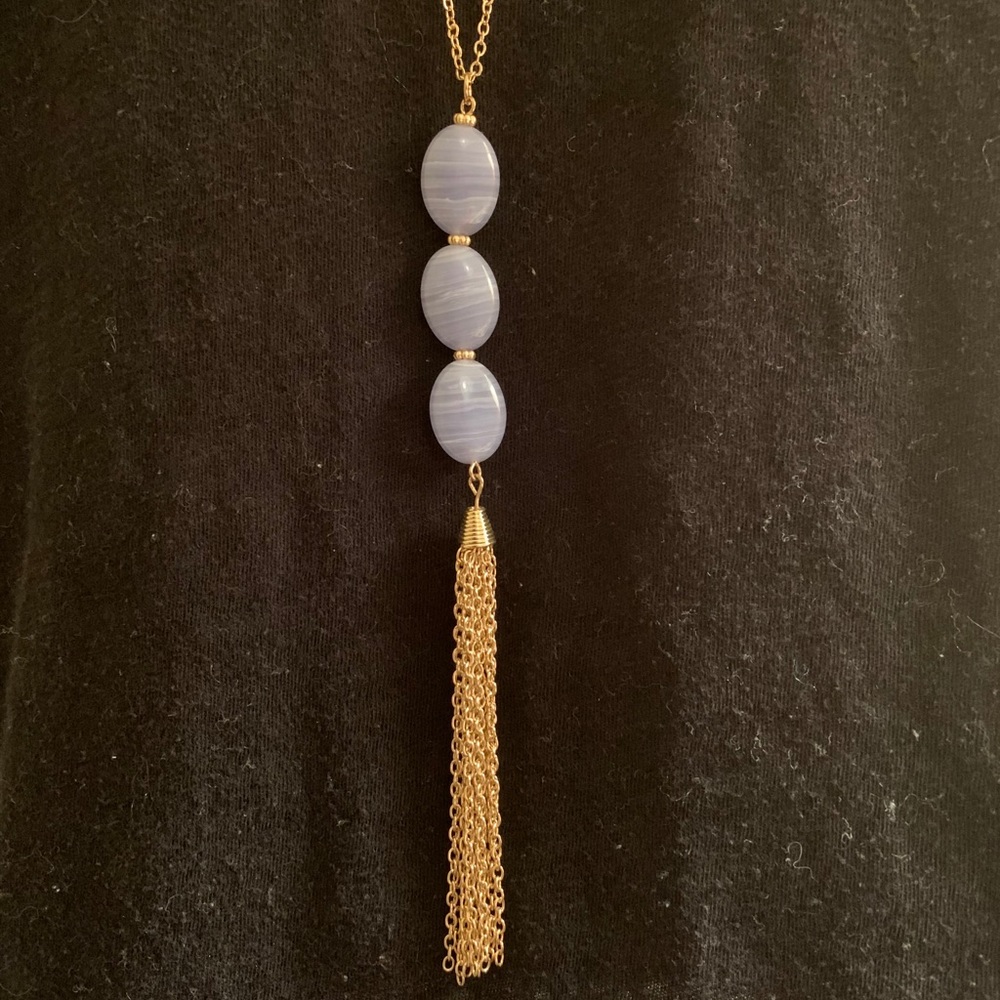 NWT Penelope pendant tassel necklace